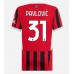 Maillot de foot AC Milan Strahinja Pavlovic #31 Domicile vêtements Femmes 2024-25 Manches Courtes